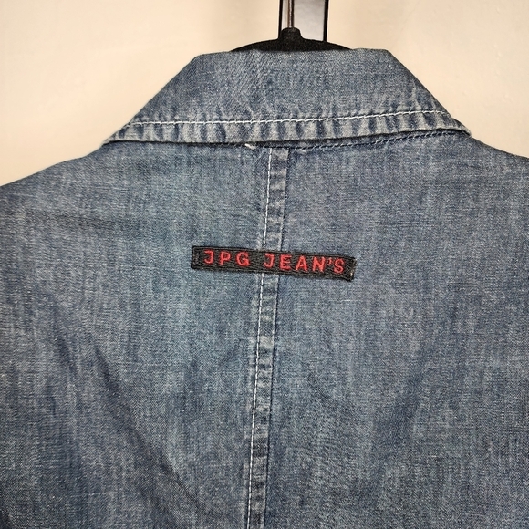 Vintage Jean Paul Gaultier JPG Jeans Denim Blazer Size IT50/US34 - Picture 7 of 14